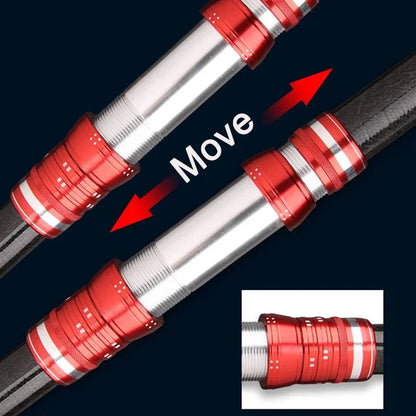 2.1-4.5M Carbon Fishing Rod 50kg above Superhard Long Distance Throwing shot Rod Telescopic Sea Boat High Quality Fishing Gear