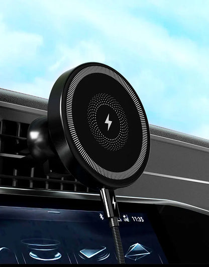 Car For Magsafe 30W Wireless Charger Air Vent Phone Holder Stand For iPhone 17~12 Samsung Xiaomi Fast Charging Cellphone Bracket