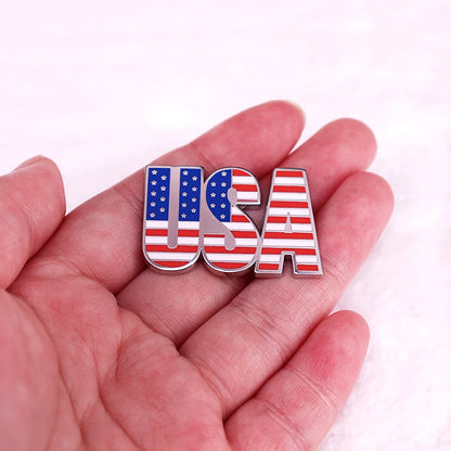 USA Enamel Pin Brooch Awareness Jewelry Backpack Decorate