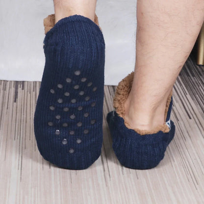 Thermal Mens Slipper Socks Fluffy Winter Warm Non-slip Floor Socks Thickened Home Sleeping Soft Snow Socks Sleep Carpet Socks