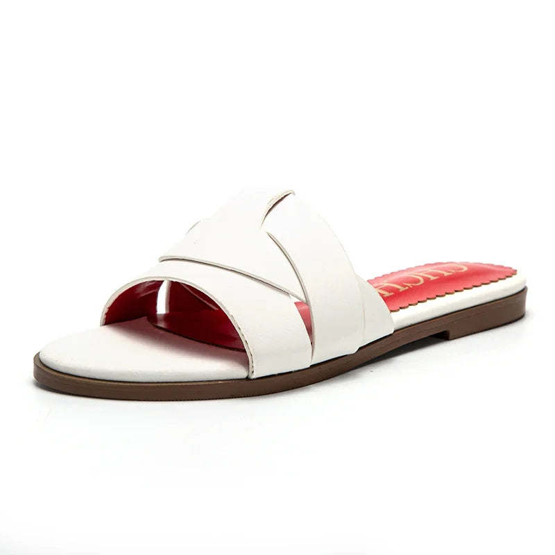 Fashionable Classic Design Women's New Slippers Outdoor Flat Bottom Beach Tourism Summer Women's Slippers