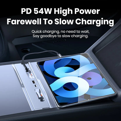 YZ For Tesla Model 3 Y Highland Juniper  Docking Station Fast Charger Intelligent Expansion Dock Central Control Charging Shunt