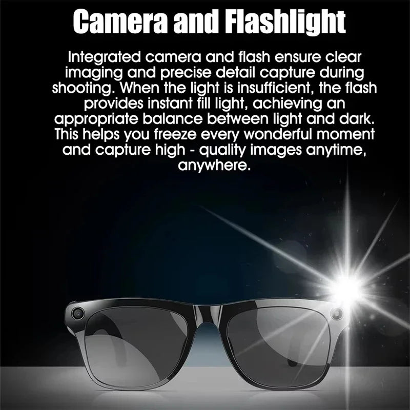 Xiaomi 8K AI Smart Glasses With 100MP Camera Chat GPT Touch Sport Sunglasses Bluetooth Call Video Music Player ForMen Women