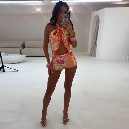 Sexy Tassel Tank Skirt Women Set Fashion Halter Sleeveless Crop Top Mini Slim Hip Package Skirts 2026 Spring Summer Lady Suit ﻿