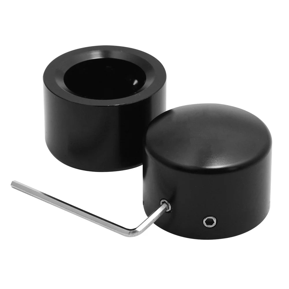 Motorcycle CNC Front Axle Nut Cover Cap Aluminum Black/Chrome For Harley Sportster XL XG Touring Dyna VRSC Softail Street Glide