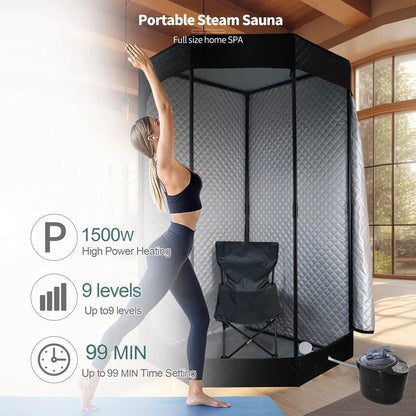 Sauna Room Sweat Steamer Box Household Mobile Folding Sauna Box Sweating Fumigation Dry Steaming Wet Steaming