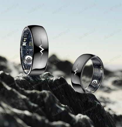 New ECG Smart Ring Men Women Bluetooth Blood Heart Rate Blood Oxygen Health Monitoring Multi Sports 5ATM Waterproof smartring