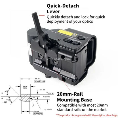 Hot Sale 558 Holographic Collimator Red Dot Sight G43/G33 3X G45 5X Magnifier Airsoft Hunting Gear W/20mm Rail Mounts & QD Lever