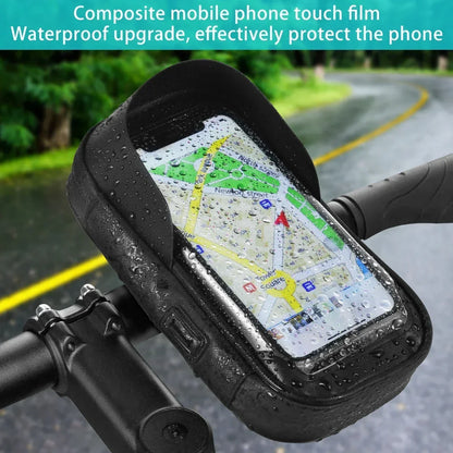 Bicycle Motorcycle Waterproof 360° Rotation Front Frame Phone Holder Easy Universal Navigation Smartphone Bracket For All Phones