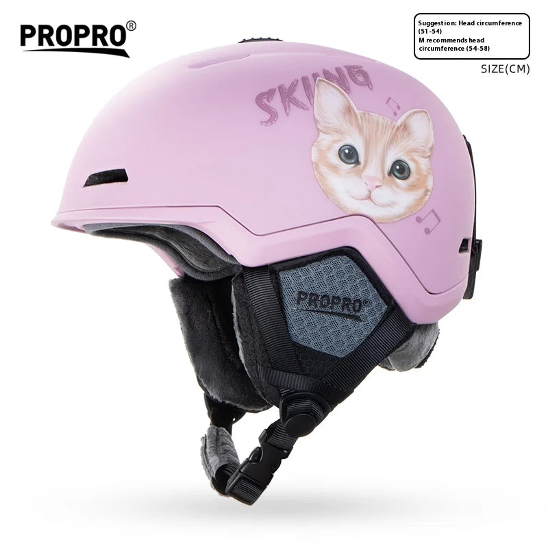 PROPRO Light Ski Helmet With Safety professional Ski Snowboard   motorcycle Integrally-Molded Skiing Snow Husband Men Women