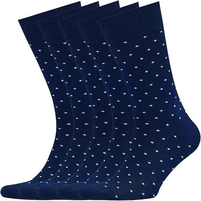 3pair Sock Leisure Athletic Sports Crew Dress Men Solid Color Striped plus-size Business Stockings mid-calf Autumn Winter B8W119
