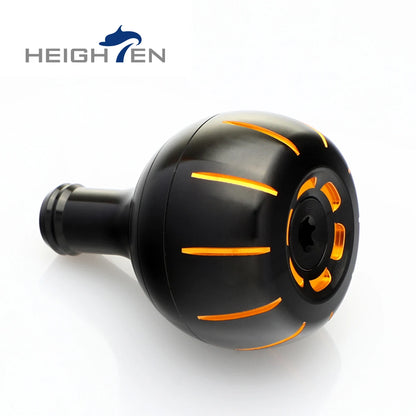 HEIGHTEN Carbon Fiber Fishing Reel Single Cast Spinning Wheel Hand Crank Handle Round Single Grip Fishing Wheel Crankshaft