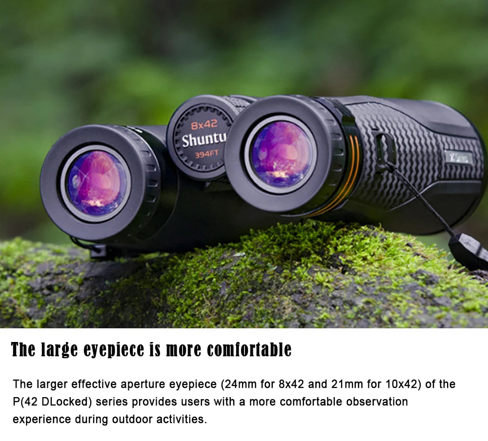 Shuntu 8X42 10X42 ED Binoculars for Adults High Powered Super Bright Clear Lightweight Binocular For Bird Watching Hiking Travel
