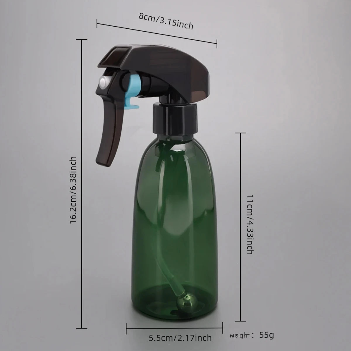 Salon Hairdressing Spray Bottle Plastic Refillable Fine Mist Water Sprayer ﻿ With Ball Bearing Barbershop Home Water Can Tools