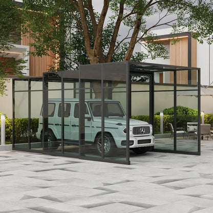 Any Size Custom Retractable Foldable Carport Heavy Home Villa Patio Durable Waterproof Windproof Sun Shade Car Garage Safe Tough