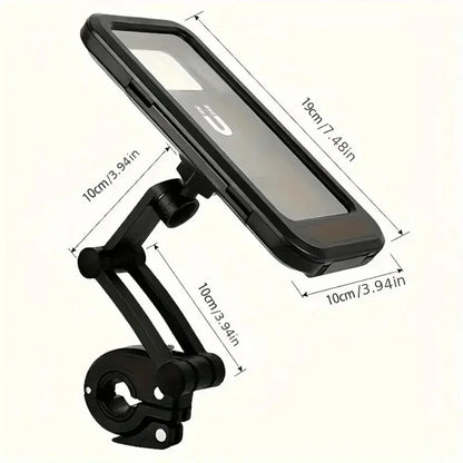 Universal Waterproof Bicycle Phone Holder Motorcycle Mount 360 Swivel Adjustable Magnetic Stand For Mobile Phone GPS Navigation