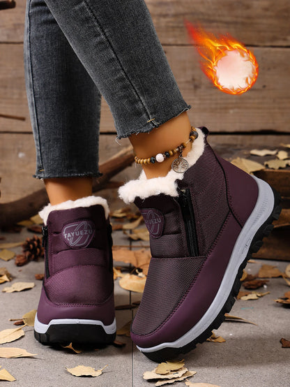 Women's cotton shoes for winter 2025 outdoor leisure anti-cold and warm skid-proof and wear-resistant sole free shoes for women