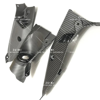 Suitable for carbon fiber Kawasaki Z900 2020-2023 motorcycle key switch cover link plate inner lining plate fairing housing