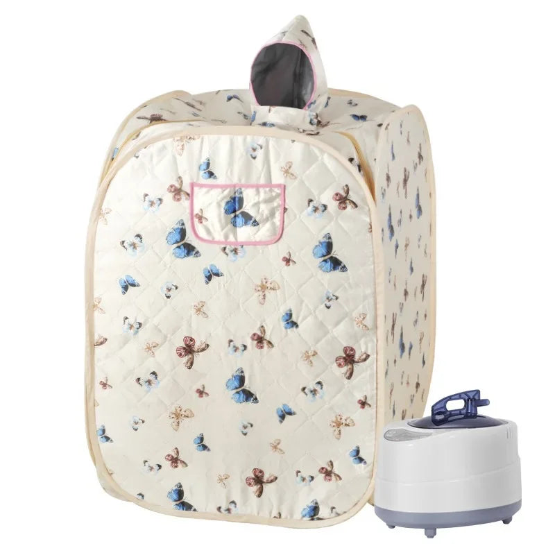 Sweat Steaming Box Household Single Steam Sauna Bath Box Sweating Whole Body Fumigation Machine Foldable Box US JP