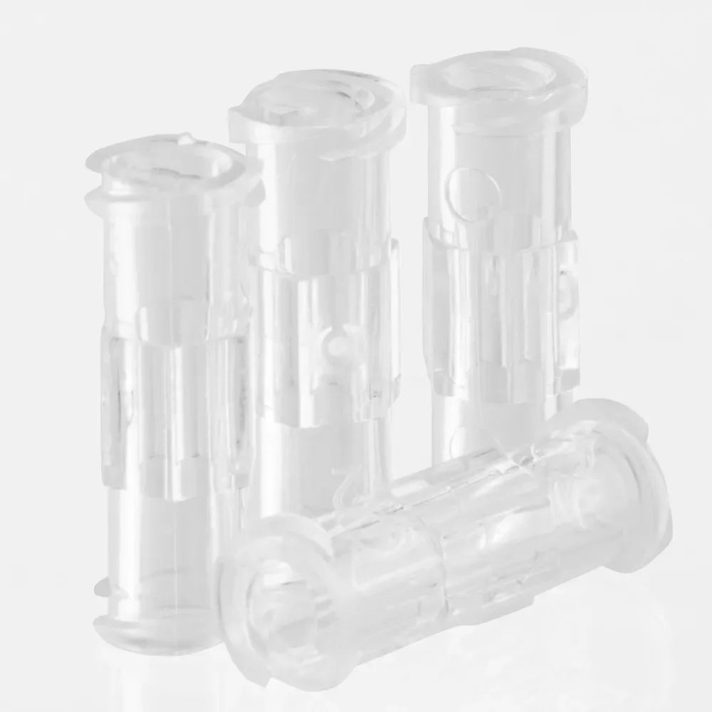10/20/50/100Pcs Double Helix Luer Syringe Connector Sterile Transparent Pneumatic Parts PP Material Leak Proof Drug Guide Device