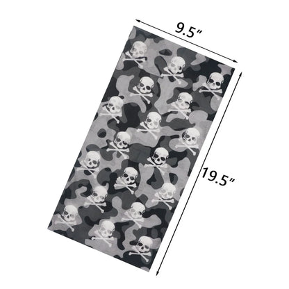 Dark Color Tube Neckchief Outdoor Sports Hair Neck Bandana Gaiter Black Grey Cycling Scarf Hiking Running Headband Men Face Mask