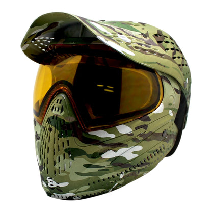 Lotus Camo Color Great III Paintball Mask Full Coverage Protector Helmet