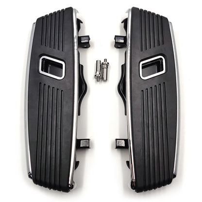 Motorcycle Hana Cut Front Footrests Footboard For Harley Davidson 2012-2016 FLD，1986-2023 FL，1986-later Touring，08-later Trik