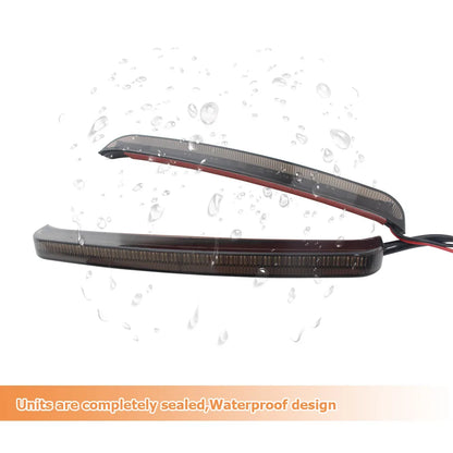 Motorcycle Saddlebag LED Flowing Light Turn Signal Brake Running Lamp For Harley Touring Road King Electra Street Glide 2014-23