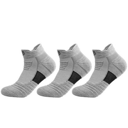 3/6 Pairs Sports Socks For Man High Quality Comfortable Breathable Basketball Short Socks Casual Fashion Low-cut Ankle Socks
