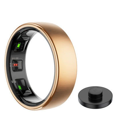 Uhoofit R10 Smart Ring with Charging Case Men Women Health Heart Rate Sleep Monitor IP68 & 5ATM Waterproof Multi-sport Mode