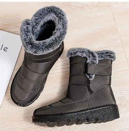 Snow Women's Boots Platform Women Booties Waterproof Shoes Women 2025 Trend Ankle Boots Soft Botas Mujer Women's Winter Boots