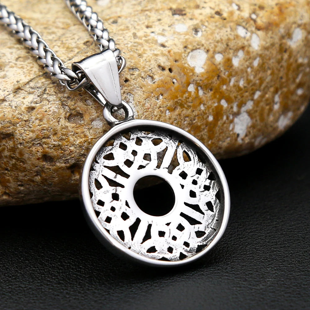 Fashion Small Size Viking Celtic Knot Necklace Stainless Steel Nordic Amulet Pendant For Men Women Jewelry Gifts Dropshipping