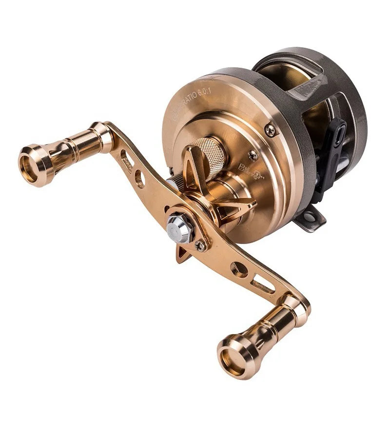 SEASIR JH All METAL Drum Baitcasting Reel CNC Machining Technology 9+1BB Max Drag 7kg Saltwater Fishing Reels