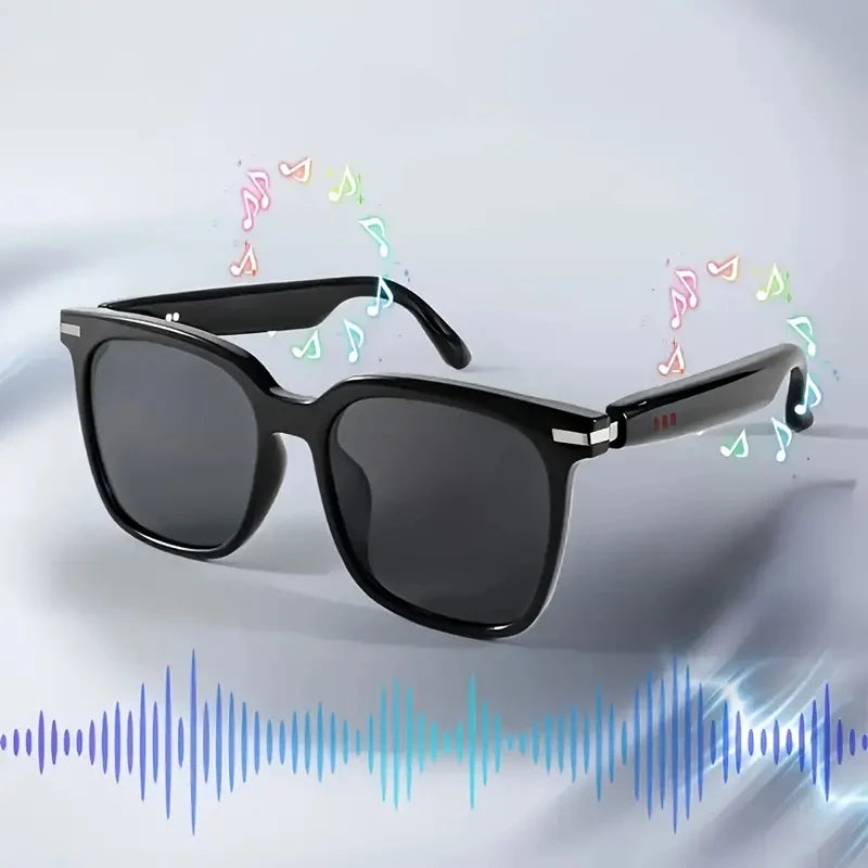 SENBONO Audio Smart Glasses With Open Ear Headsets Hands-Free Call Sunglasses Anti-blue Light Glasses For Xaomi Android IOS