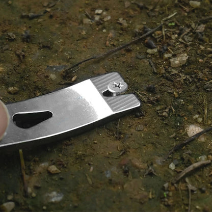 EDC Gear Stainless Steel Mini Crowbar Prybar Pry Bar Pocket Tool Camp Gadget Outdoor Utility Multi Multipurpose Camping Gadgets