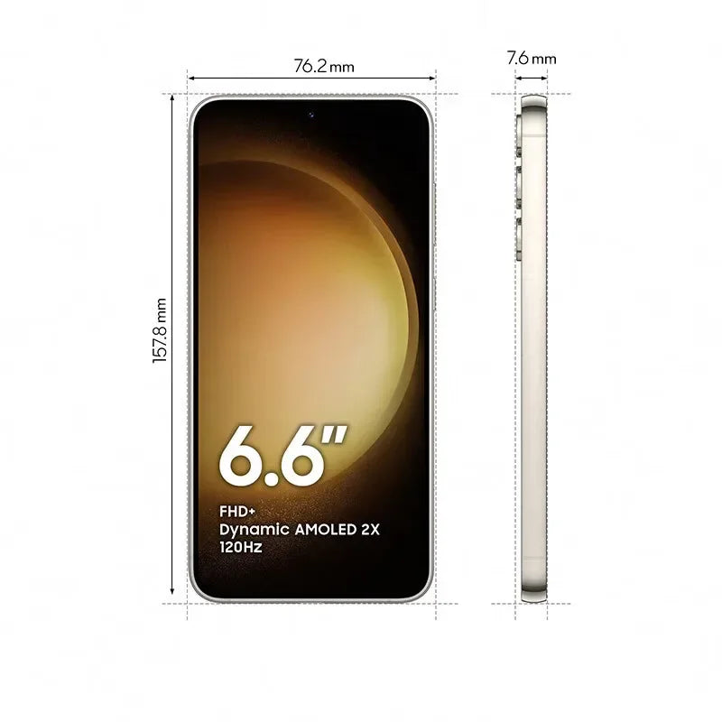 Samsung Galaxy S23+ S23 Plus 5G S916U1 S916b/ds s916n 256/512GB RAM 8GB Snapdragon NFC Octa Core Android Smartphone Unlocked