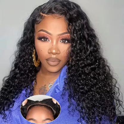 Full Range Lace Front Wigs Long Curly Wave Wig 4x4 5x5 Glueless Deep Wig 13x4 13x6 Lace Front Human Hair Wig 360 Full Lace Wig