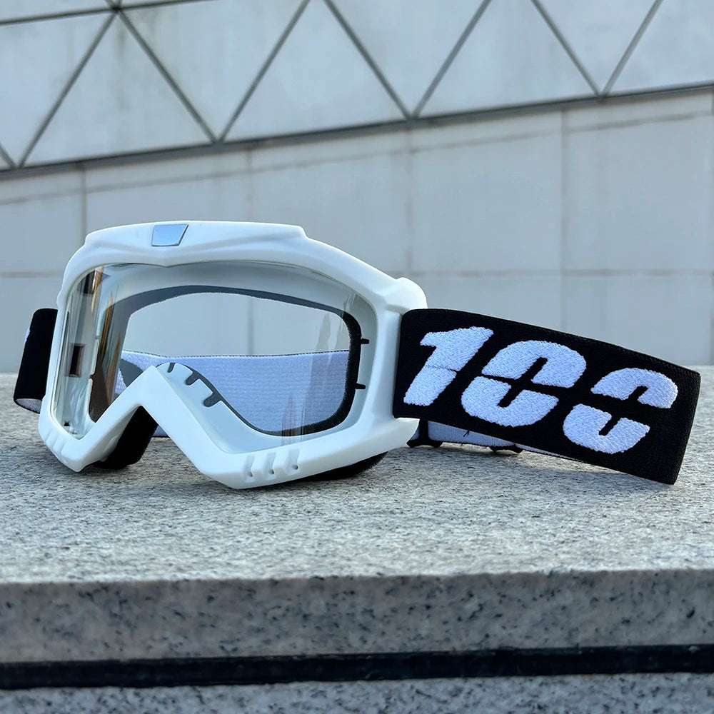 100 Motorcycle Goggles For Men Motocross Sunglasses Safety Protective MX ATV Ski Helmet Goggles vintage Driving Glasses