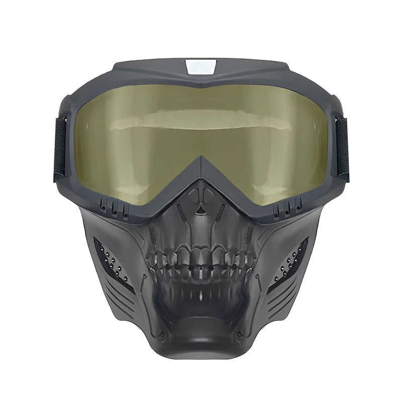 Windproof Motorcycle Goggles Mask Explosion Proof Dirt Bike Motocross CS War Game Paintball Hunting Tactical Mask