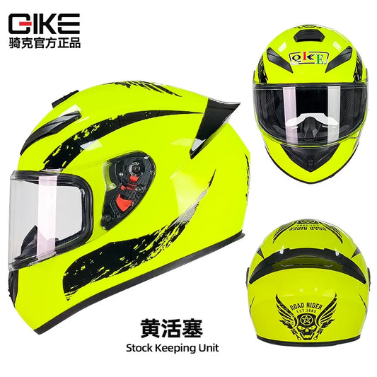 DOT Certification Motorcycle Helmet Male Large Tail Retro Cruise Full Face Helmet Full Coverage To Keep Warm Cascos Para Moto
