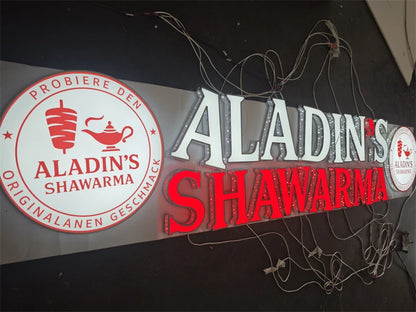 Custom Made Front Lit & Side Lit LED Channel Letters Signs Perforated Shop Signs Exterior Use