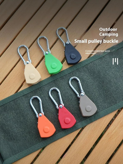 Secure Tent Rope Hanger with Ratchet Tie-Down System; Heavy-Duty Camping Gear with Reinforced Metal Gears and Adjustable Strap