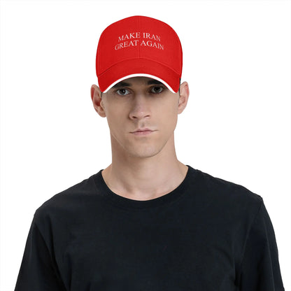 Make Iran Great Again Sun Hat Spring Sunscreen Cap Men's Women's  Fashion Baseball Cap New Outdoor Hats