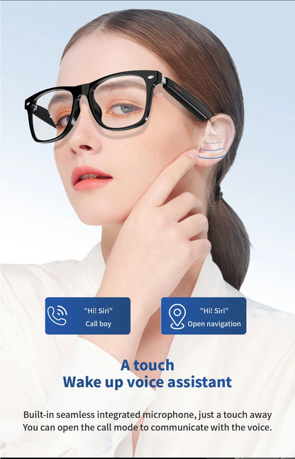 E13 Waterproof Cycling Glasses,Bluetooth Smart Glasses,Audio Call,Music,Bluetooth Headset,Sunglasses, Anti-blue Light Glasses