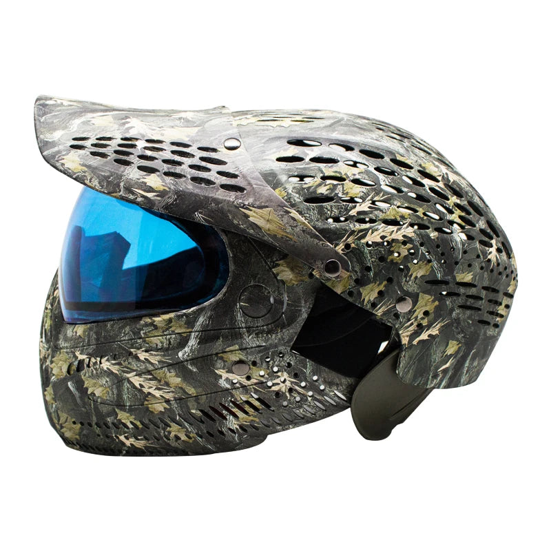 Leaves Camo Color Great III Paintball Mask Full Coverage Protector Helmet