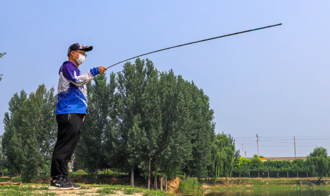 1.8m-4.5m Mini Telescopic Fishing Rod Ultralight Glass Fiber Retractable Portable Stream Hand Pole Fishing Tackle Accessories