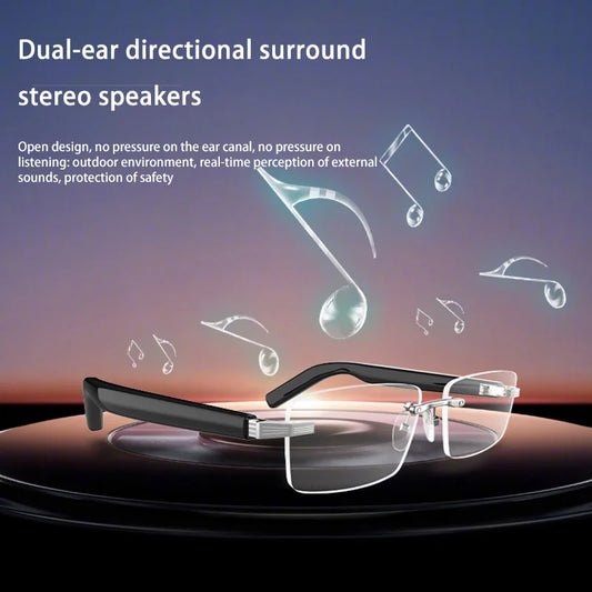 Smart Bluetooth Glasses Wireless Headphones Polarized Glasses Super Long Standby Call Audio Voice Assistant Smart Glasses