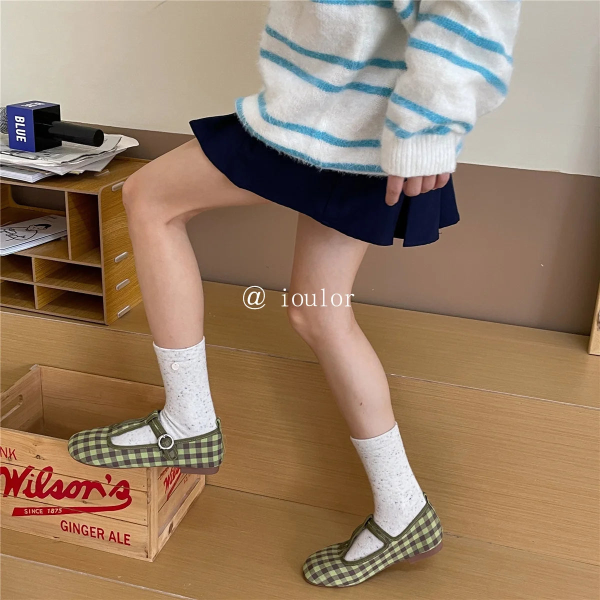 SP&CITY Colored Dotted Sheep Woolen Socks Women's Winter Warm Keeping Middle Tube Socks Casual Thick Korean Fashion Stockings