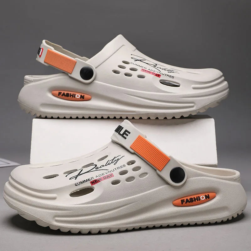 Men's Summer Sandals Non Slip Beach Slippers EVA Design Outdoor Slides Ultralight High Quality Sandals Fashion Garden Shoes