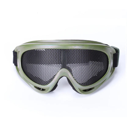 Outdoor Tactical Paintball Goggles Eyewear Iron Wire Mesh Motorcycle Mountaineering Glasses Safe Protection